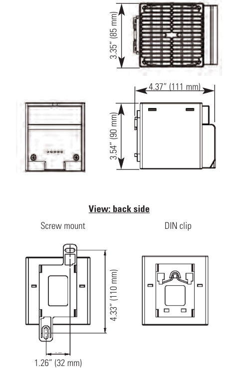 Winston Electric Csl W W Compact Size Touch Safe Ptc Fan