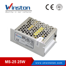 CE Rohs MS-25 25W 12V mini body single output ac dc converter / power supply with 2 years Warranty