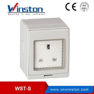 WST-S British Type Electrical Safety 1 Gang Socket 