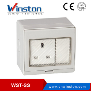 WST-SS Surface Mounted Waterproof Switch Socket IP55