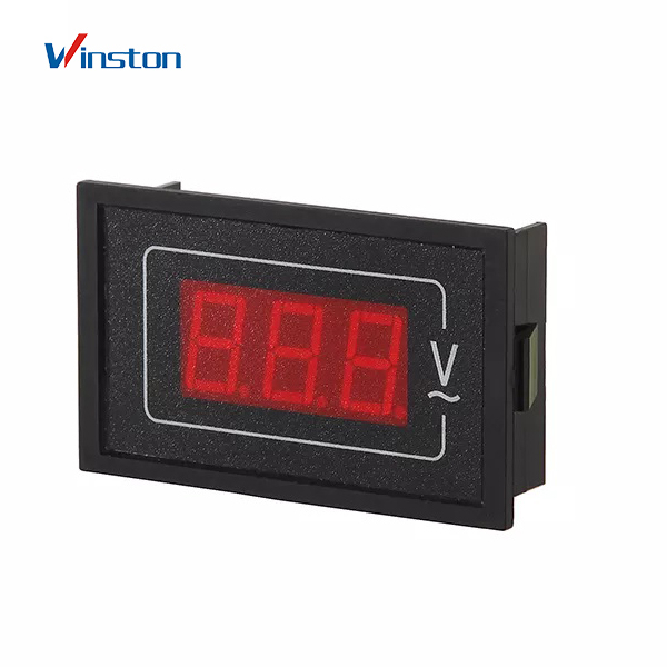 mini Two wire led lcd digital voltage meter digital panel voltmeter ac ...